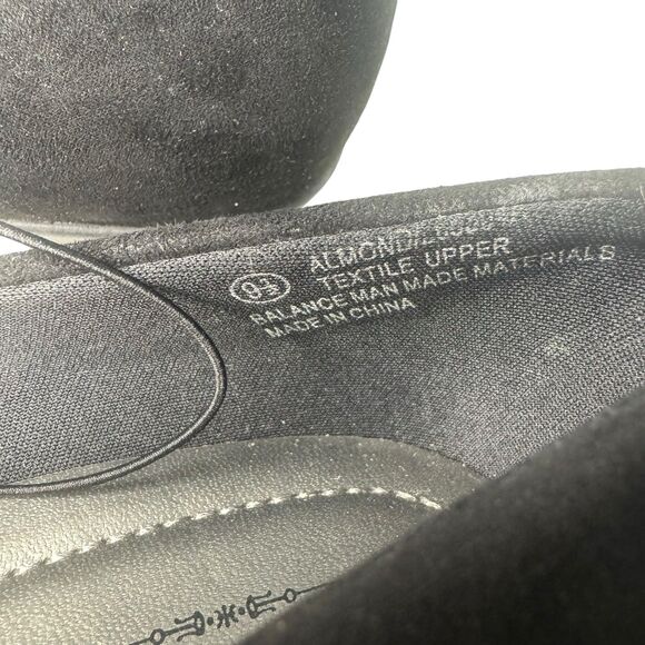 Seychelles Sz US 9.5 M Women's New Suede Slip-On Ballet Flat Shoes Black Read - Picture 7 of 11